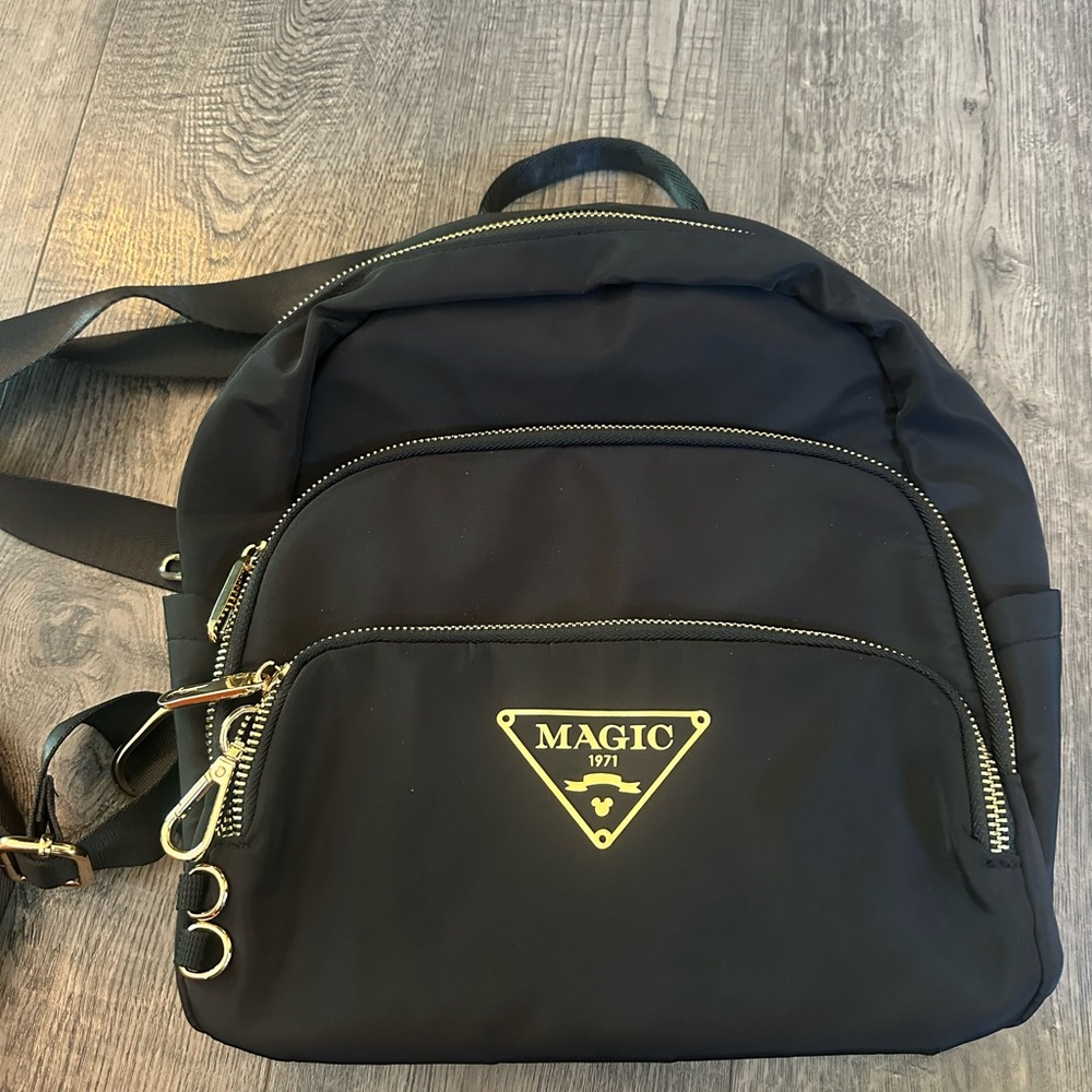 Magic Black and Gold Backpack